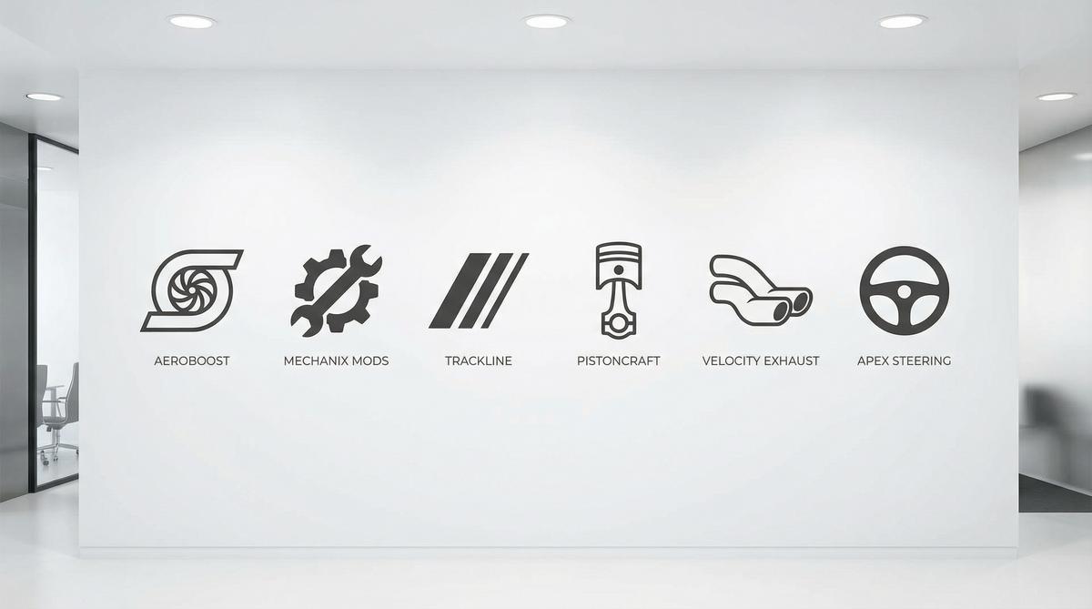 海角网合作改装品牌Logo墙